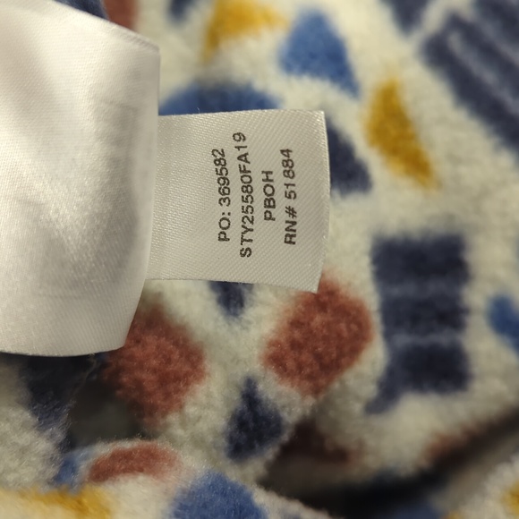 Patagonia Lightweight Synchilla Snap-T Pullover Protected Peaks Oatmeal Mens Lrg - Picture 8 of 8